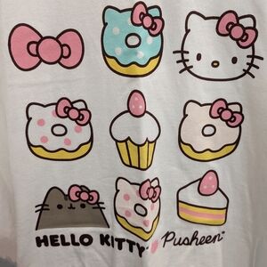 Pusheen Hello Kitty collab unisex t-shirt size 2XL